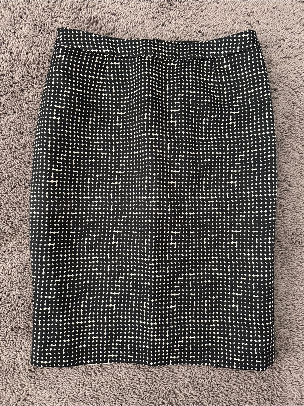 Tory Burch Black & White Pencil Skirt